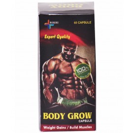 Rikhi Body Grow Capsules Mass Gainer 60 no.s Unflavoured Single Pack