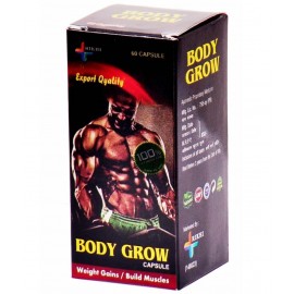 Rikhi Body Grow (Weight Gainer/ Build Muscles) Capsule 60 no.s Unflavoured