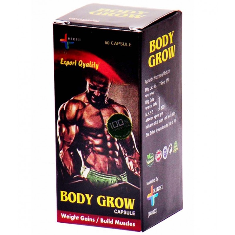 Rikhi Body Grow Weight Gainer Capsule 60 no.s Unflavoured