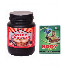 Rikhi Body Power 20 Capsule & Whey Protein Powder 300 gm