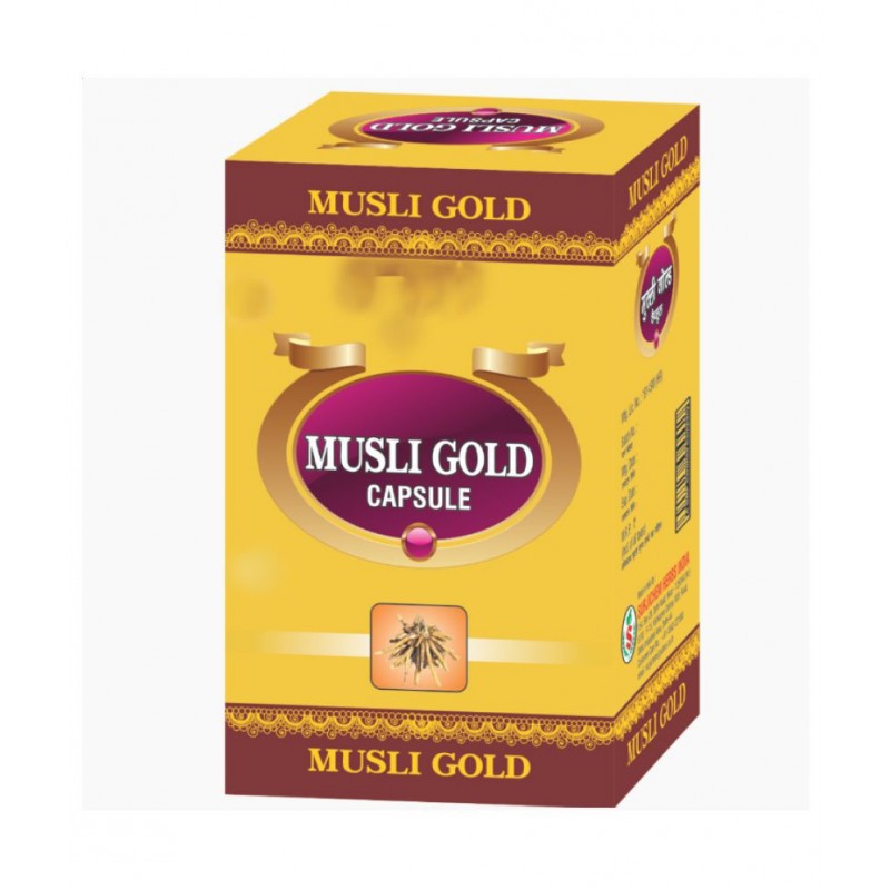 Rikhi Musli Gold (100% Ayurvedic) Capsule 30 no.s