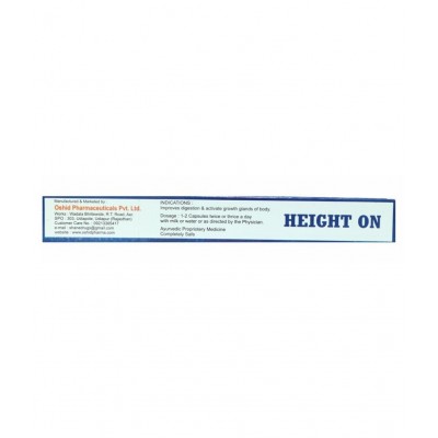 Rikhi Shane Height On Ayurvedic Capsule 60 no.s Pack of 3