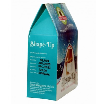 Rikhi Shape Up Ayurvedic Slimmer Capsule 30 no.s Unflavoured Pack of 2