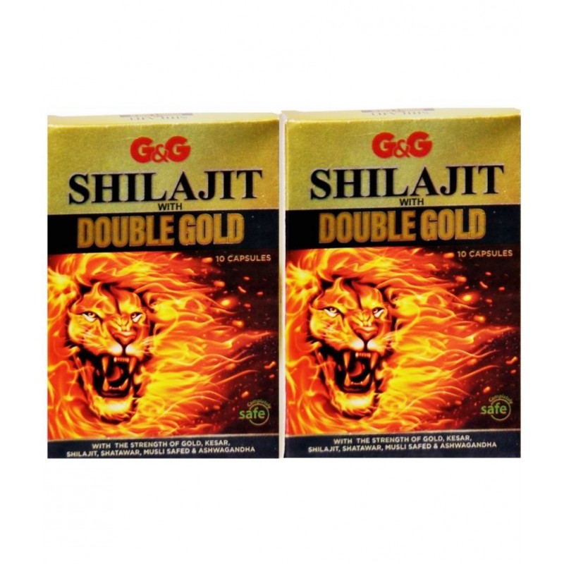 Rikhi Shilajit with Double Gold Capsule 10 no.s Pack Of 2