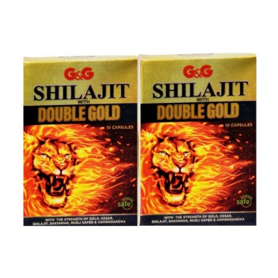 Rikhi Shilajit with Double Gold Capsule 10 no.s Pack Of 2