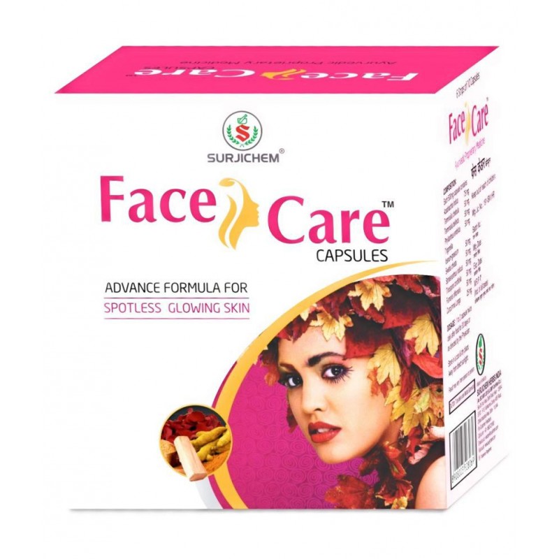 Rikhi Surjichem Herbs Face Care Capsule 60 no.s Pack Of 1