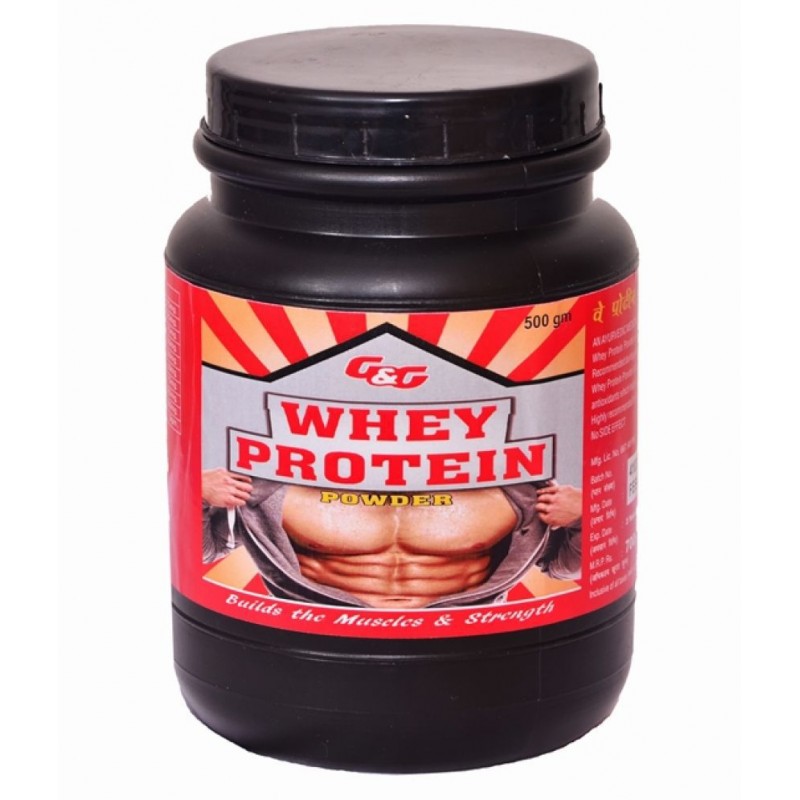 Rikhi Whey Protein (Builds Muscles & Strength) Powder 500 gm