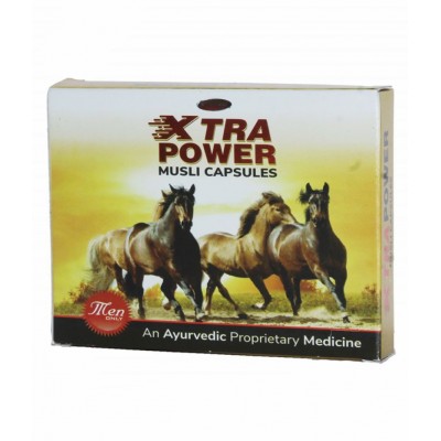 Rikhi Xtra Power Musli Capsule 10 no.s Pack Of 10 Rikhi Xtra Power Musli Capsule 10 no.s Pack Of 10