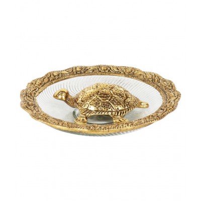 Rishan Lifestyle Gold Aluminium Handicraft Showpiece - Pack of 1