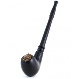 Royal Swag Black 18 cm Wooden Pipe - Pack of 1