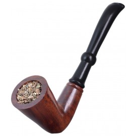 Royal Swag Brown 14 cm Wooden Pipe - Pack of 1