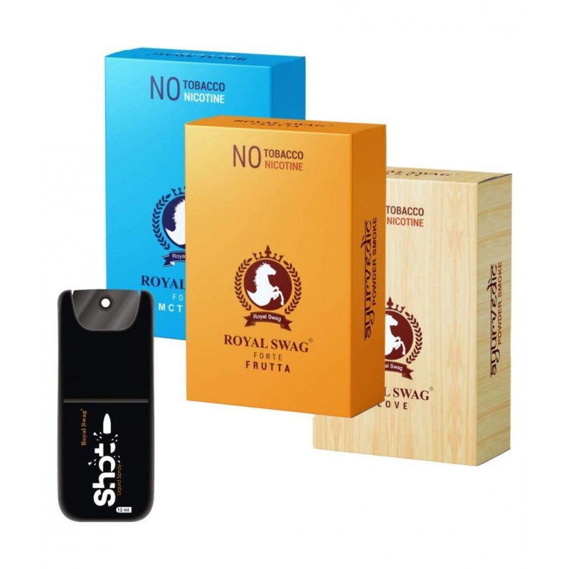 Royal Swag Combo-3 30 Stick with Shot Raw Herbs 1 gm Pack Of 1