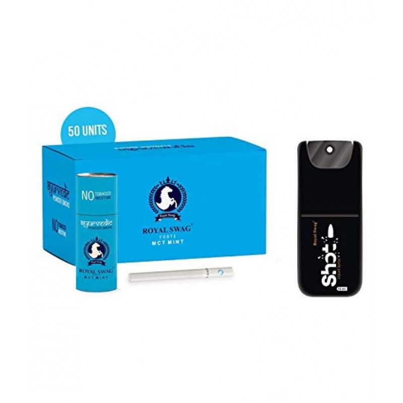 Royal Swag Mint Flavour 50 Stick with Shot Raw Herbs 1 gm Pack Of 1