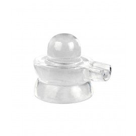 Rudham Natural Quartz Crystal Shiva Lingam / Sphatik Shivling - 13 G
