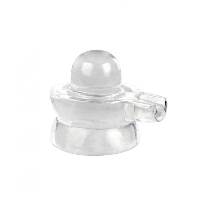 Rudham Natural Quartz Crystal Shiva Lingam / Sphatik Shivling - 13 G