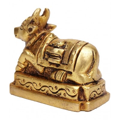 Rudra Centre - Nandi Pindi Brass Idol