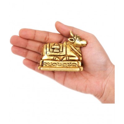 Rudra Centre - Nandi Pindi Brass Idol