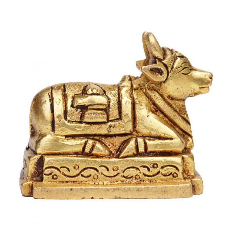 Rudra Centre - Nandi Pindi Brass Idol