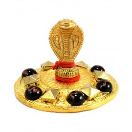 Rudra Divine Kaal Sarp YOG Yantra Yantram Brass Gold Plated Kaal Sarp YOG Yantra