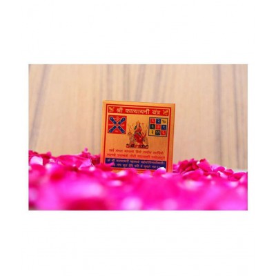 Rudra Divine Katyayani Maha Yantra for Pooja and Early/Delay Love Marriage