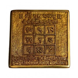 Rudra Divine Sidh Ashtdhatu Shree guru Yantra for Pooja for Home Temple for Office