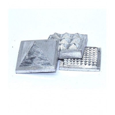 Rudradivine 3 Layer Lead Pyramid for South-West Vastu Dosha Nivaran Defects Remedies Items for Home & Office (Size 1.5 inches,)