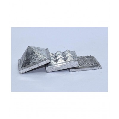 Rudradivine 3 Layer Lead Pyramid for South-West Vastu Dosha Nivaran Defects Remedies Items for Home & Office (Size 1.5 inches,)