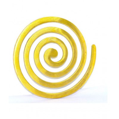 Rudradivine Brass Helix Vastu Remedies for North West Vastu Dosh - Single Piece Size-6x6 inch