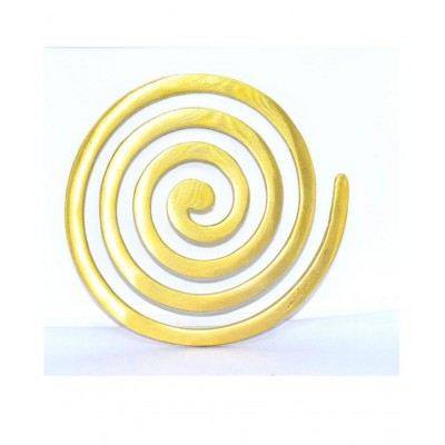 Rudradivine Brass Helix Vastu Remedies for North West Vastu Dosh - Single Piece Size-6x6 inch