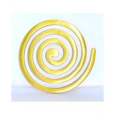 Rudradivine Brass Helix Vastu Remedies for North West Vastu Dosh - Single Piece Size-6x6 inch