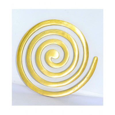 Rudradivine Brass Helix Vastu Remedies for North West Vastu Dosh - Single Piece Size-6x6 inch