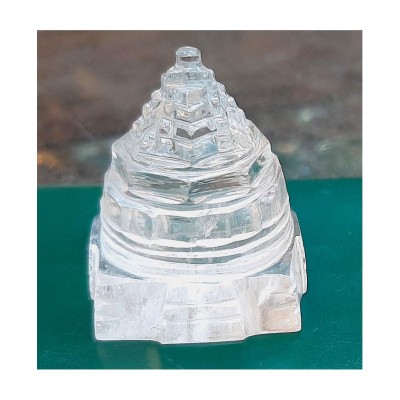 Rudradivine Pure Sphatik/Shri Yantra AAA Quality (50 Grams) Shree Yantra