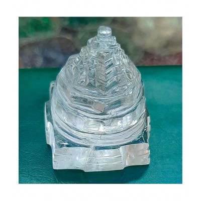 Rudradivine Pure Sphatik/Shri Yantra AAA Quality (50 Grams) Shree Yantra