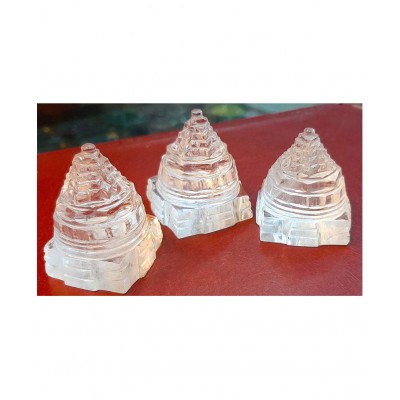 Rudradivine Pure Sphatik/Shri Yantra AAA Quality (50 Grams) Shree Yantra