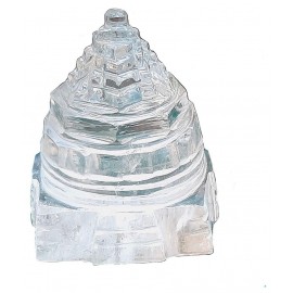 Rudradivine Pure Sphatik/Shri Yantra AAA Quality (50 Grams) Shree Yantra