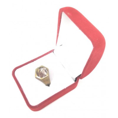 Rudraksh Jadit Tri Shakti Shankh Ashtadhatu Ring Yantra