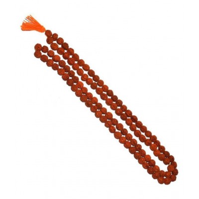 Rudraksha Mala 108 + 1 Beads Rudraksha Jaap Mala 100% Genuine Wood Chain Pure & authentic (Astrology) - Shri Tirupati Bala Ji Enterprises