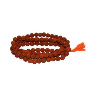 Rudraksha Mala 108 + 1 Beads Rudraksha Jaap Mala 100% Genuine Wood Chain Pure & authentic (Astrology) - Shri Tirupati Bala Ji Enterprises
