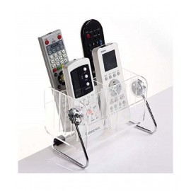 S R EXCLUSIVE White Acrylic Remote Control Holder - Pack of 1