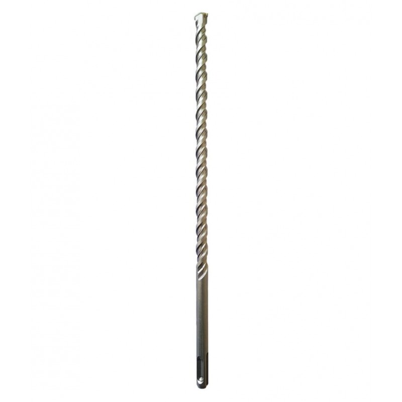S4 Steel (14 x 310mm) Cross Tip Plus Hammer Drill Bit (Silver)