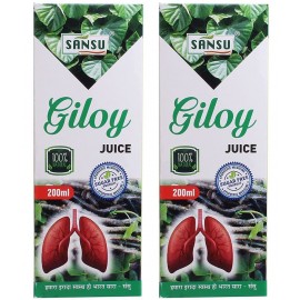SANSU Giloy Juice -Immunity Booster With Natural Source Of Antioxidants - 200ml (Pack of 4)