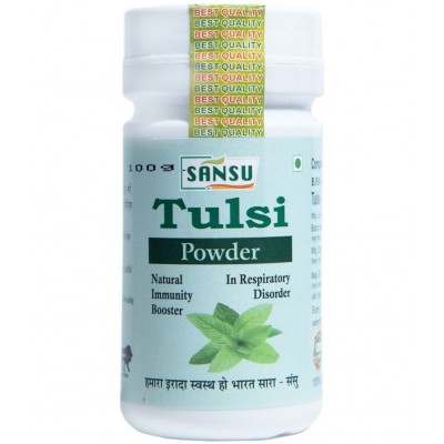SANSU Natural Tulsi Powder Powder 100 gm Pack Of 4