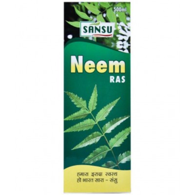 SANSU Neem Juice/Ras Liquid 500 ml Pack Of 2 SANSU Neem Juice/Ras Liquid 500 ml Pack Of 2