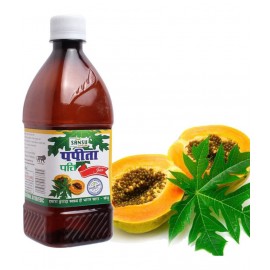 SANSU Papaya Leaf Juice To Increase Platelets Count - 500ml (Pack of 2)