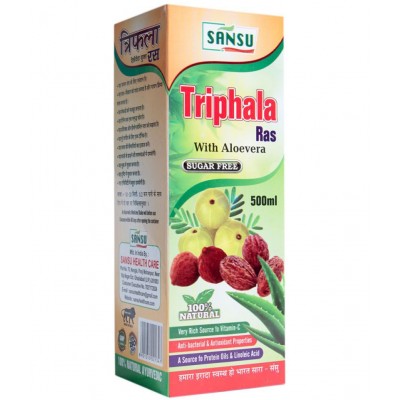 SANSU Triphala Juice - Ayurvedic Juice for Digestive Care| Helps Manage Weight| No Added Sugar or Preservatives (500Ml) SANSU Triphala Juice - Ayurvedic Juice for Digestive Care| Helps Manage Weight| No Added Sugar or Preservatives (500Ml)