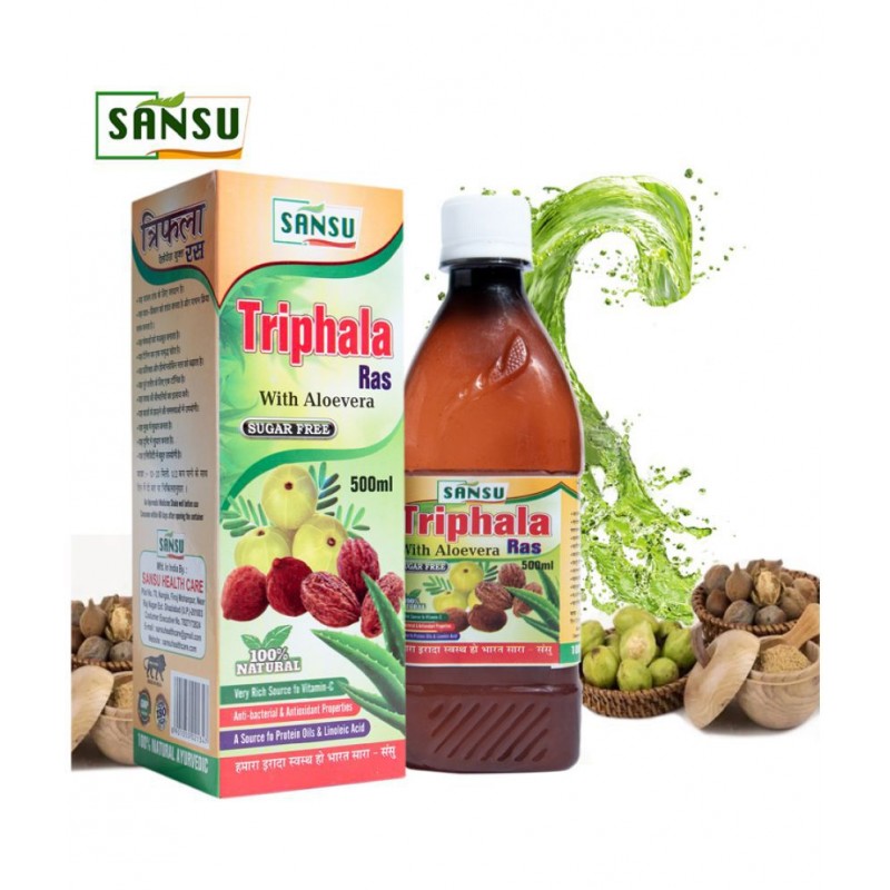 SANSU Triphala Juice - Ayurvedic Juice for Digestive Care| Helps Manage Weight| No Added Sugar or Preservatives (500Ml) SANSU Triphala Juice - Ayurvedic Juice for Digestive Care| Helps Manage Weight| No Added Sugar or Preservatives (500Ml)