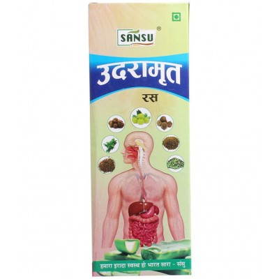 SANSU Udramrit Ras/Juice Helpful for Hyper Acidity, Gas, Constipation| - 500ml (Pack of 2)