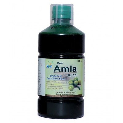 SBS Amla Juice Liquid 500 ml Pack Of 1 SBS Amla Juice Liquid 500 ml Pack Of 1