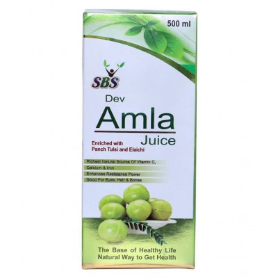 SBS Amla Juice Liquid 500 ml Pack Of 1 SBS Amla Juice Liquid 500 ml Pack Of 1