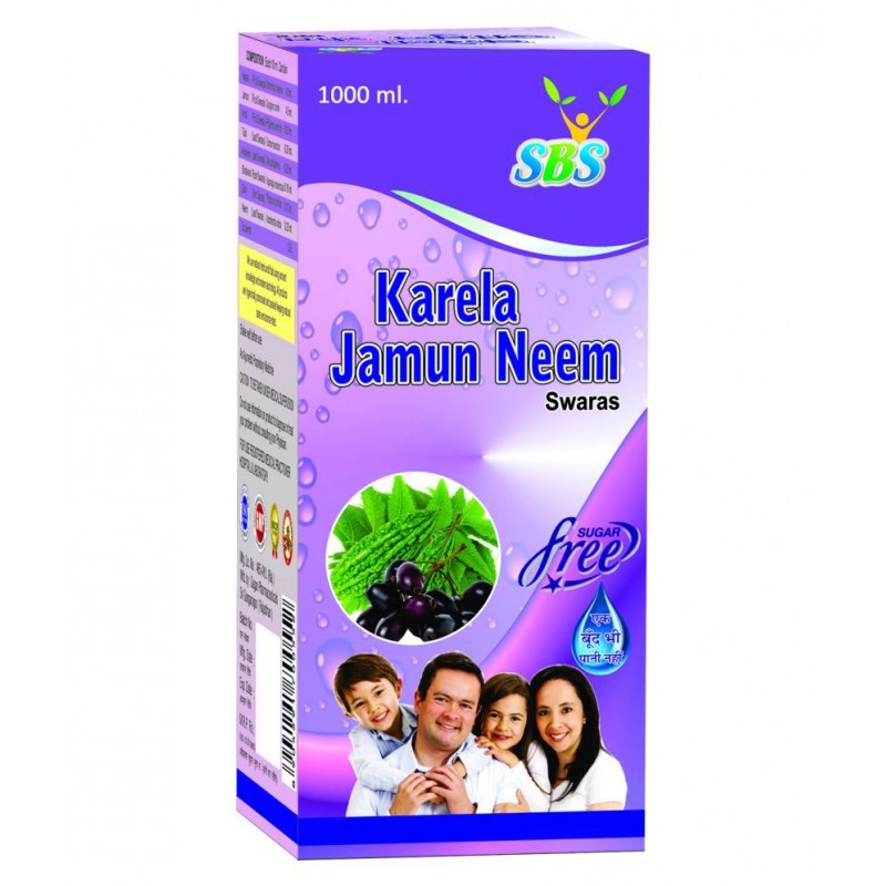 SBS Karela Jamun Neem Juice Liquid 1000 ml Pack Of 1